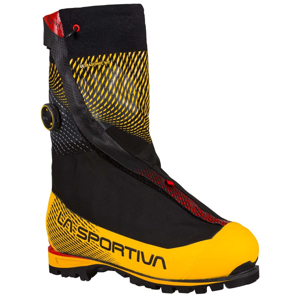 La Sportiva G2 Evo Men's Mountaineering Boots - Black/Yellow - AU-905368